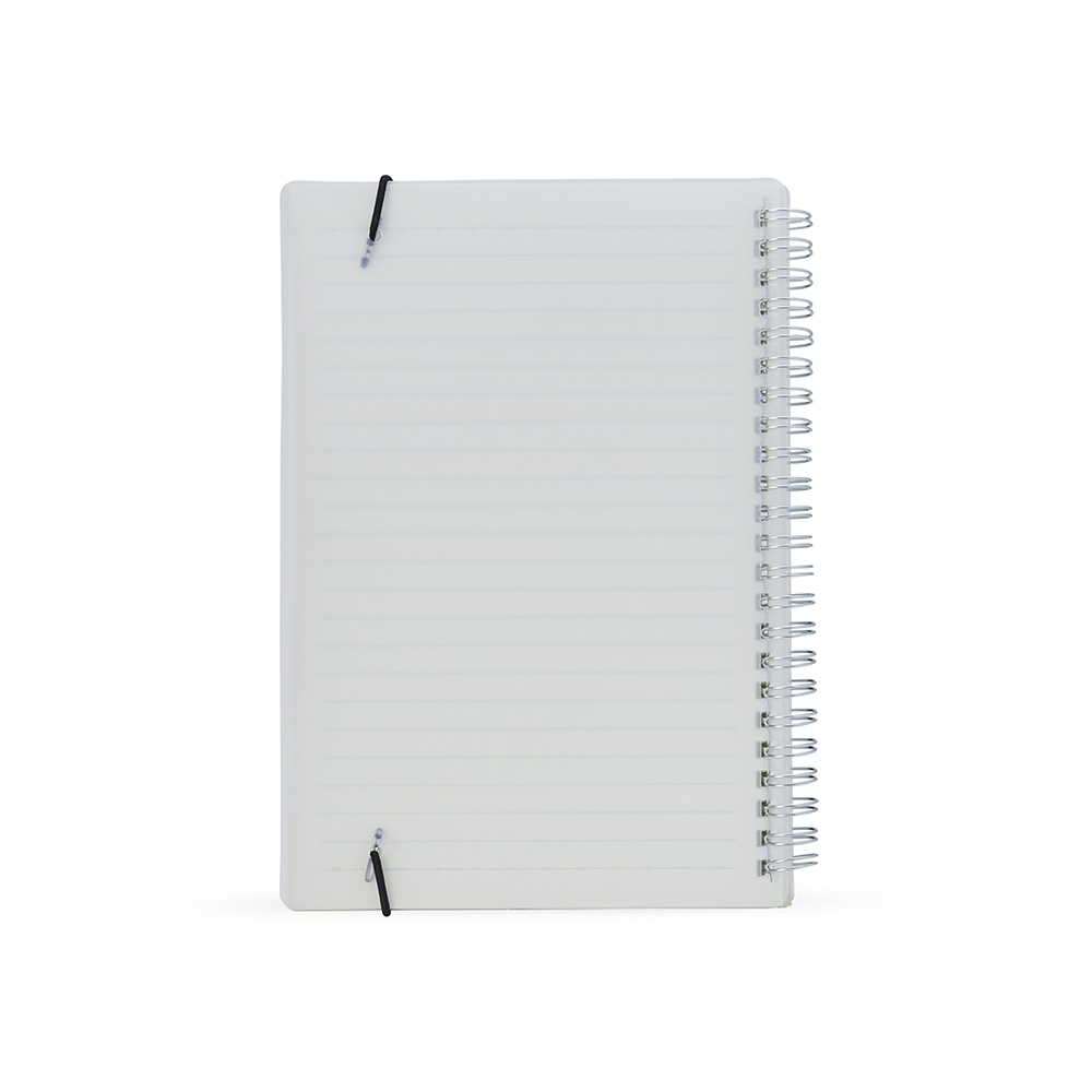Caderno A5 Plástico com Elástico

