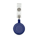 Suporte para Crachá Roller Clip Leitoso