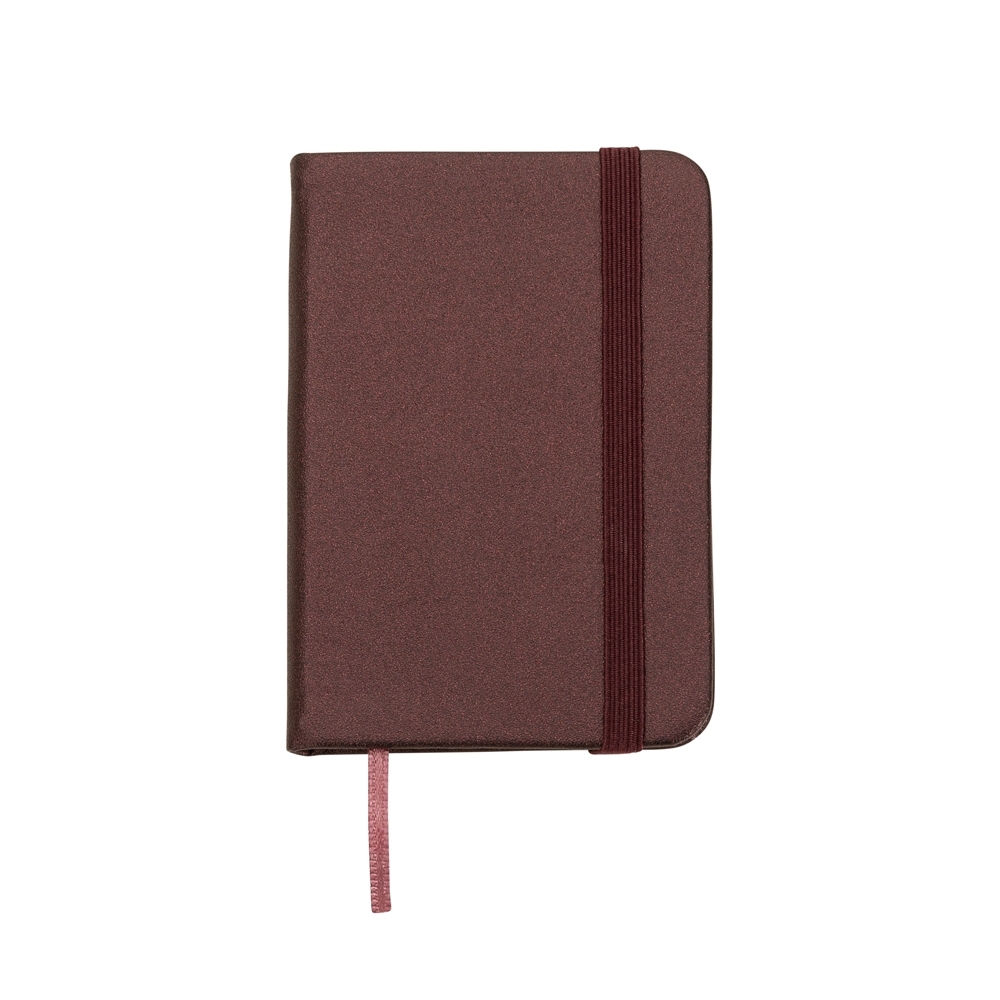 Mini Moleskine Couro Sintético 7x10cm - Sem Pauta
