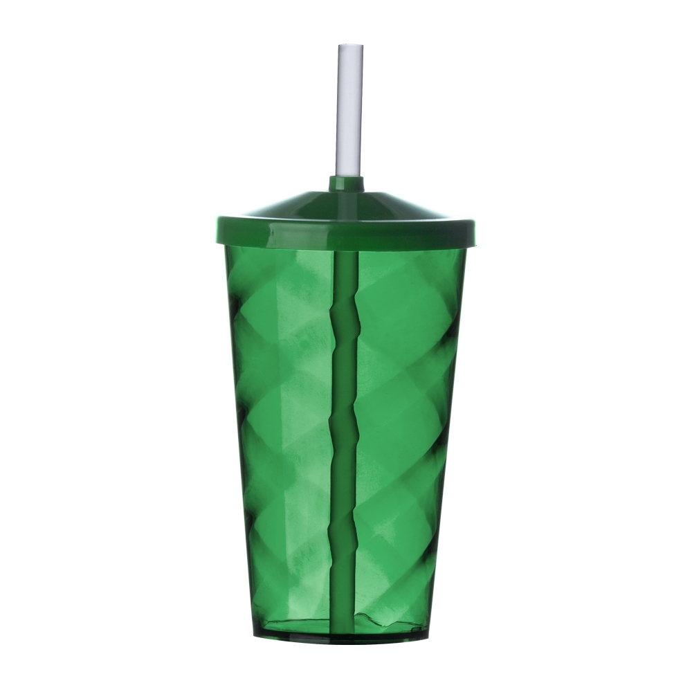 Copo Acrílico com Canudo 550 ml