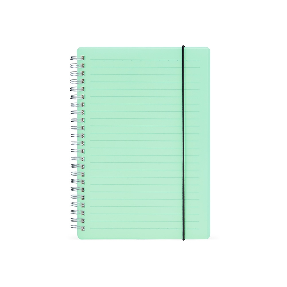 Caderno A5 Plástico com Elástico