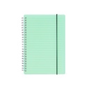 Caderno A5 Plástico com Elástico