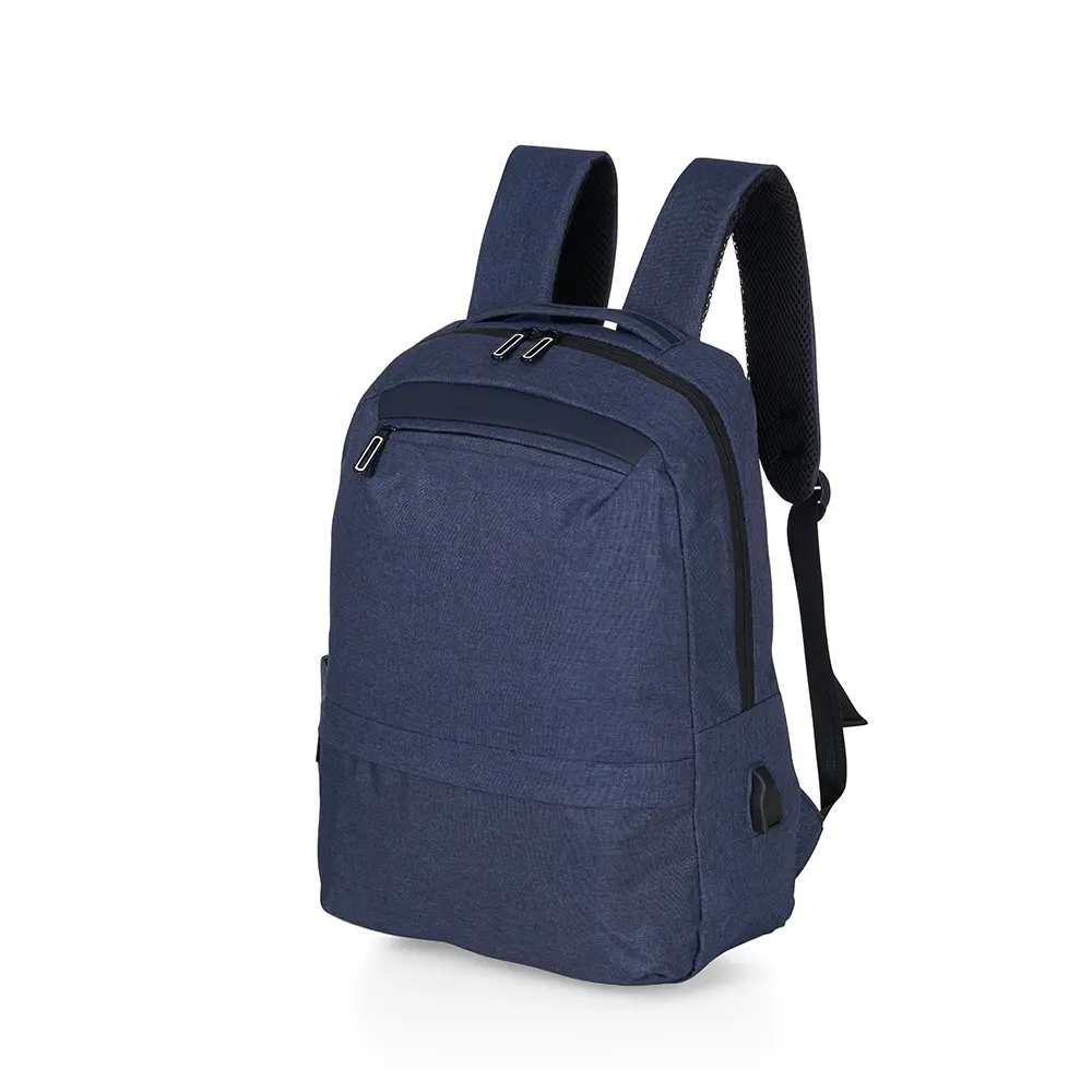 Mochila de Nylon USB 21L 2 Ziper