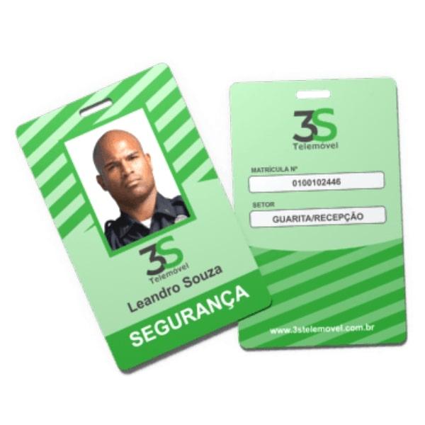 Crachá de Identificação com Chip RFID Mifare 1K 13,56Mhz (Com Serial)