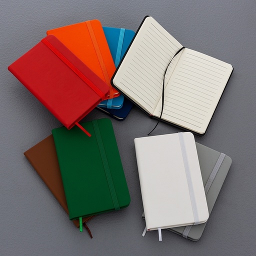 Moleskine Emborrachada 14x8 cm - Com pauta