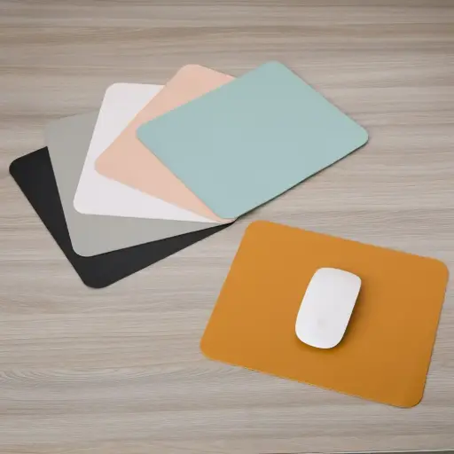 Mouse Pad Retangular Couro Sintético 20x24 cm
