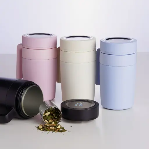 Caneca Térmica Inox com Display LED 500ml 