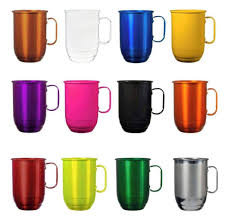Caneca de Alumínio 500 ml - Brilhosa