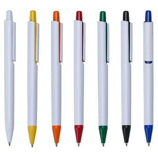 Caneta Plástica Vazada