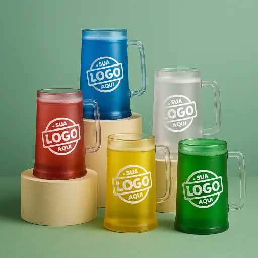 Caneca Acrílica com Gel 