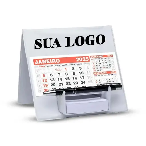 [CAL40LL] Calendário PVC com Suporte 15x16 Grande