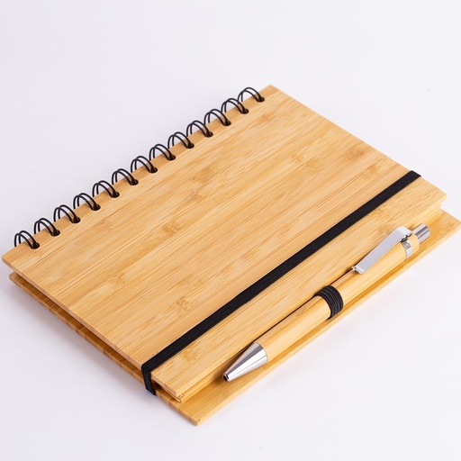 [BLC14660] Bloco de Bambu com Caneta